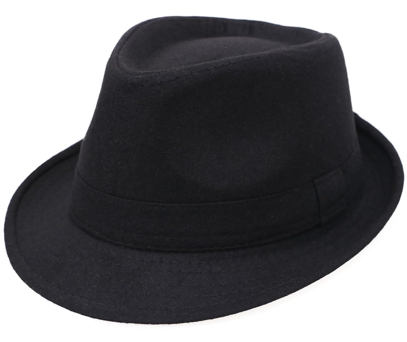 Simplicity Women Men's Fashion Fall / Winter Dapper Fedora Hat w/ Wide Brim 0