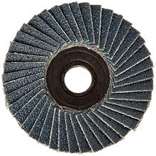 Weiler BobCat 2" Diameter, 80 Grit, Zirconium, Plastic Backing, Specialty Abrasive Flap Mini Disc