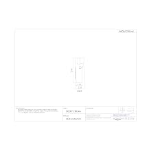 Sealmaster SEHB-27C Eccentric Drive Type Hanger Bearing, Setscrew Locking Collar, Contact Seals, 1-11/16" Bore, 13/16" Thread Length