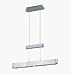 Eglo  87948A Chicago, Aluminum and Chrome, 5-Light Pendant Light Fixture