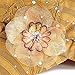 Greatlookz Fashion Glitter Sequin Trim Newsboy Style Relaxed Fit Cap, Beige