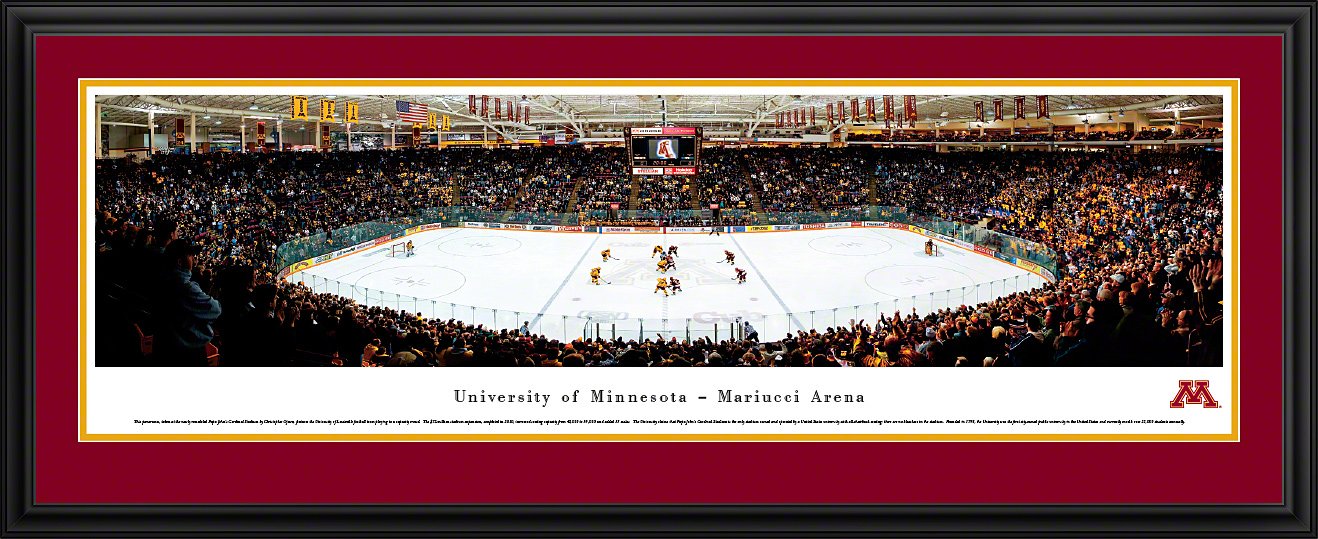 Amazon.com : Minnesota Golden Gophers - Mariucci Arena - Framed ... Amazon.com : Minnesota Golden Gophers - Mariucci Arena - Framed ...