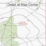 USGS Topographic Quadrangle Map - Bell Lake, New Mexico (Folded/Waterproof)