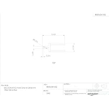 SMC CKZT40-A015CS Power Clamp Air Cylinder Arm, Offset 1540 mm Bore