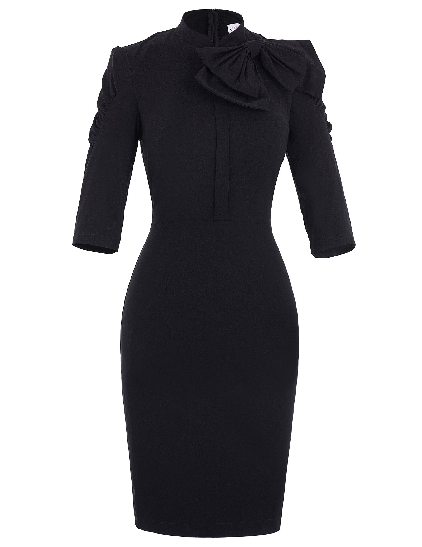 Belle Poque Women 50s Bodycon Dress Slim Vintage Pencil Dress BP106/146