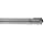 Precision Twist D000 Carbide-Tipped Die Drill Bit, Uncoated (Bright) Finish, Round Shank, Straight Flute, 118 Degree Point Angle