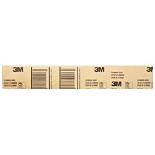 3M Paper Sheet 346U, Aluminum Oxide, 17-1/2" Length x 2-3/4" Width, 60 Grit (Pack of 100)