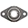 Dynaroll S5FPB2ST Flangette Collar Bearing, .5" Bore, 1.437 Width, 2-11/32" Length