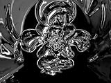 Chrome Sculpture - Fine Art Poster 8.06 x 10.75 Print only
