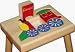 train puzzle stool
