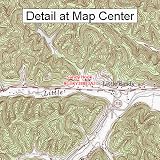 USGS Topographic Quadrangle Map - Sandy Hook, Kentucky (Folded/Waterproof)