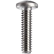 ASME B18.6.3 18-8 Stainless Steel Pan Head Machine Screw, Phillips Drive