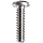 ASME B18.6.3 18-8 Stainless Steel Pan Head Machine Screw, Phillips Drive