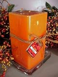 Mango Fruity Scented Square Pillar Candle 26 Oz. by