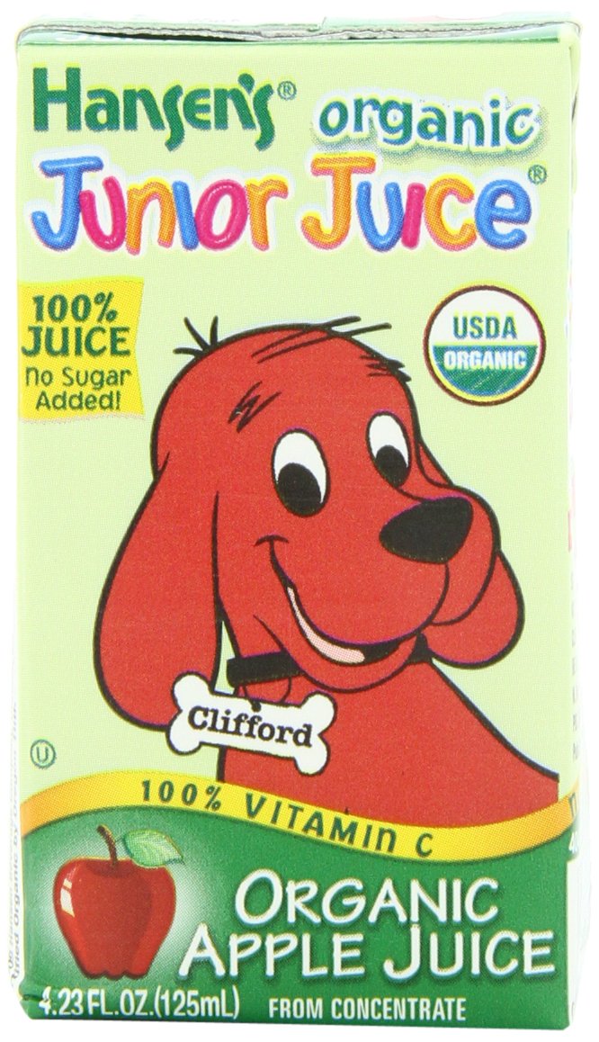 Amazon Hansen's Organic Apple Junior Juice Under .60 A Box