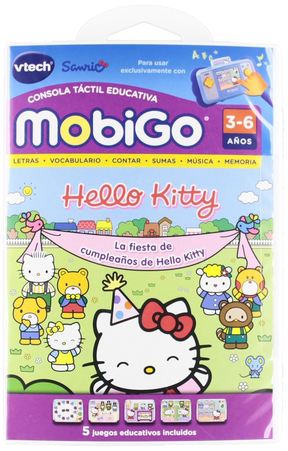 Vtech Spanish Vtech Juego MobiGo Hello Kitty En Espa?ol eBay