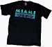 Search : Miami Vice TV Show Series Movie Vintage Black Logo T-shirt