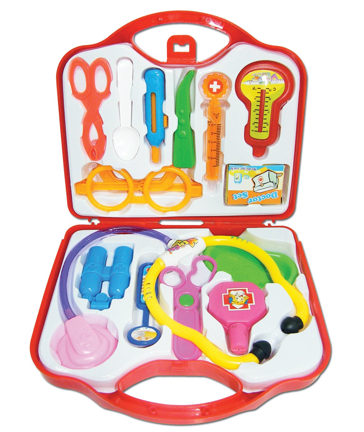 15 Piece Kids Toy Doctor's Bag Pretend play Set Gift Present NEW Uk