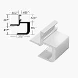 C.R. LAURENCE 3800628 CRL Satin Silver 98 Magnetic 90 Degree Post