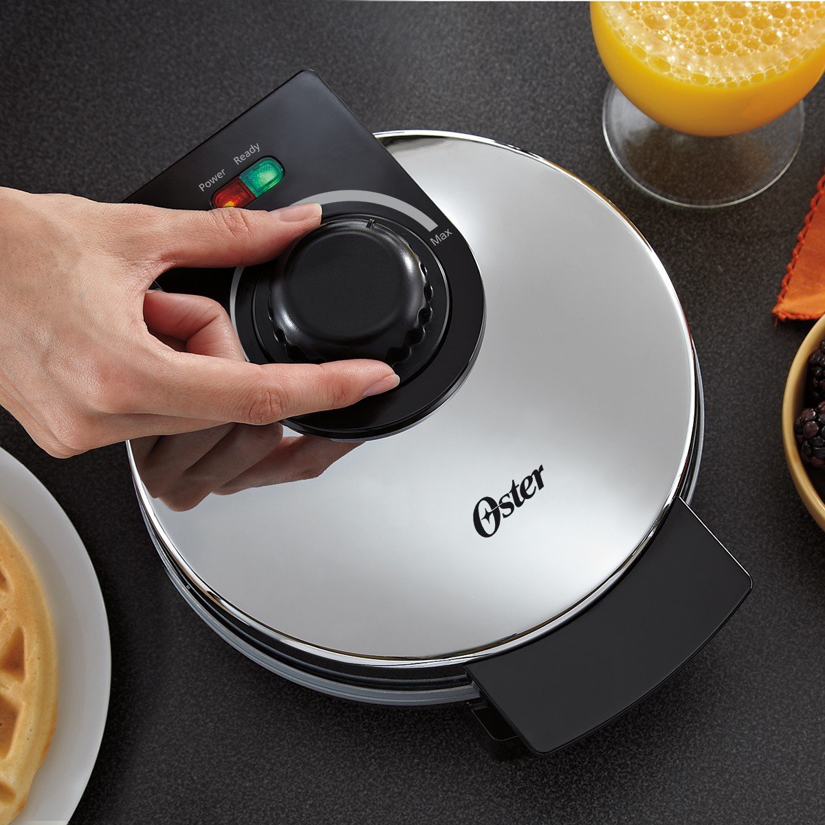 Oster CKSTWF1502ECO DuraCeramic Belgian Waffle Maker , New, Free Shipping