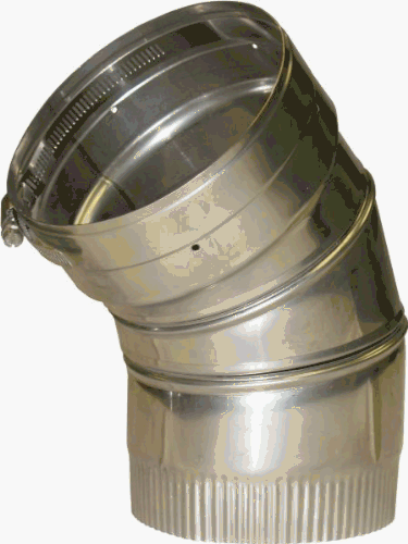 Chimney Plus 323712 Protech 12 Inch x 45 Degree Elbow