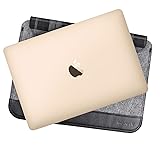 Inateck The New Macbook 12インチ超薄型スリーブケース 12インチウルトラブック/ネットブック用シンプルでおしゃれケース　小物収納ポケット付