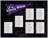 Colorado Rockies Mini Pennant Plaque (No Cards)
