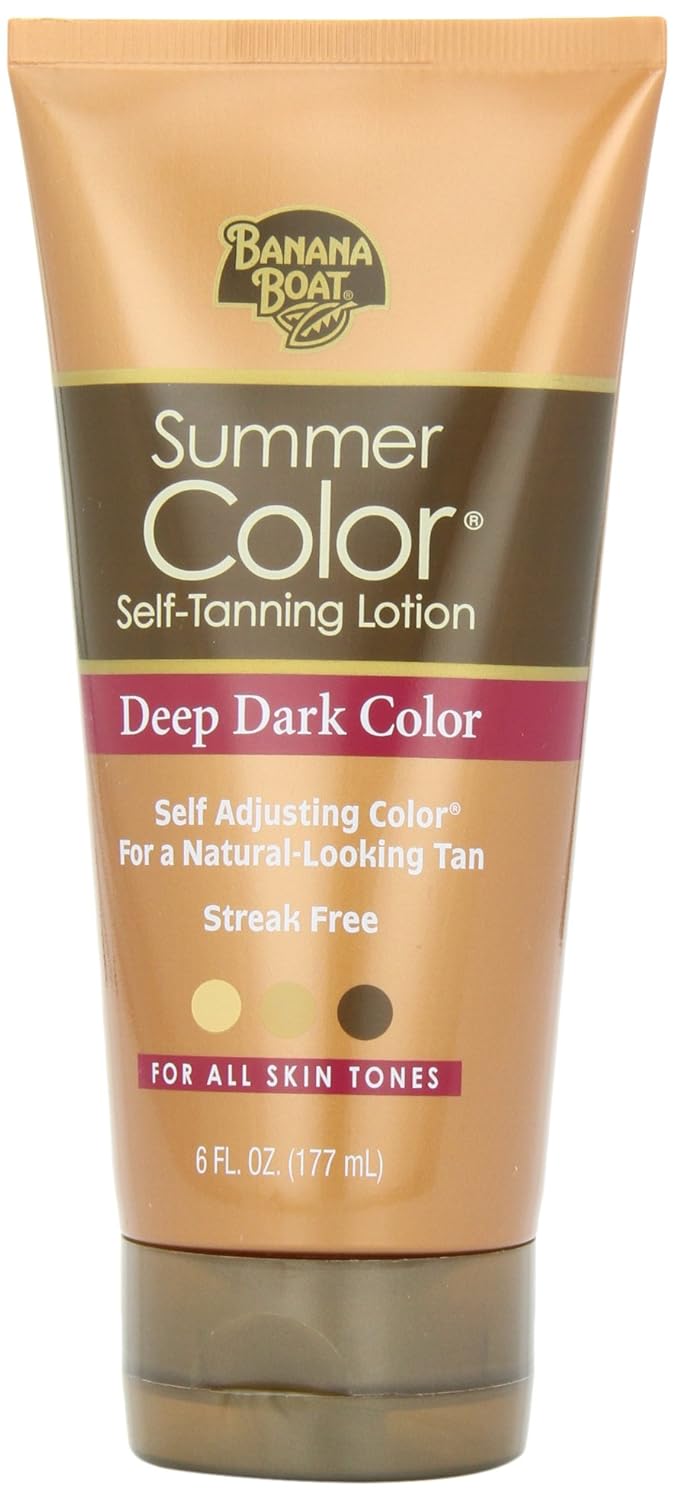 Banana Boat Summer Color SelfTanning Lotion, Deep Dark Color, For All Skin Tone 79656007800 eBay