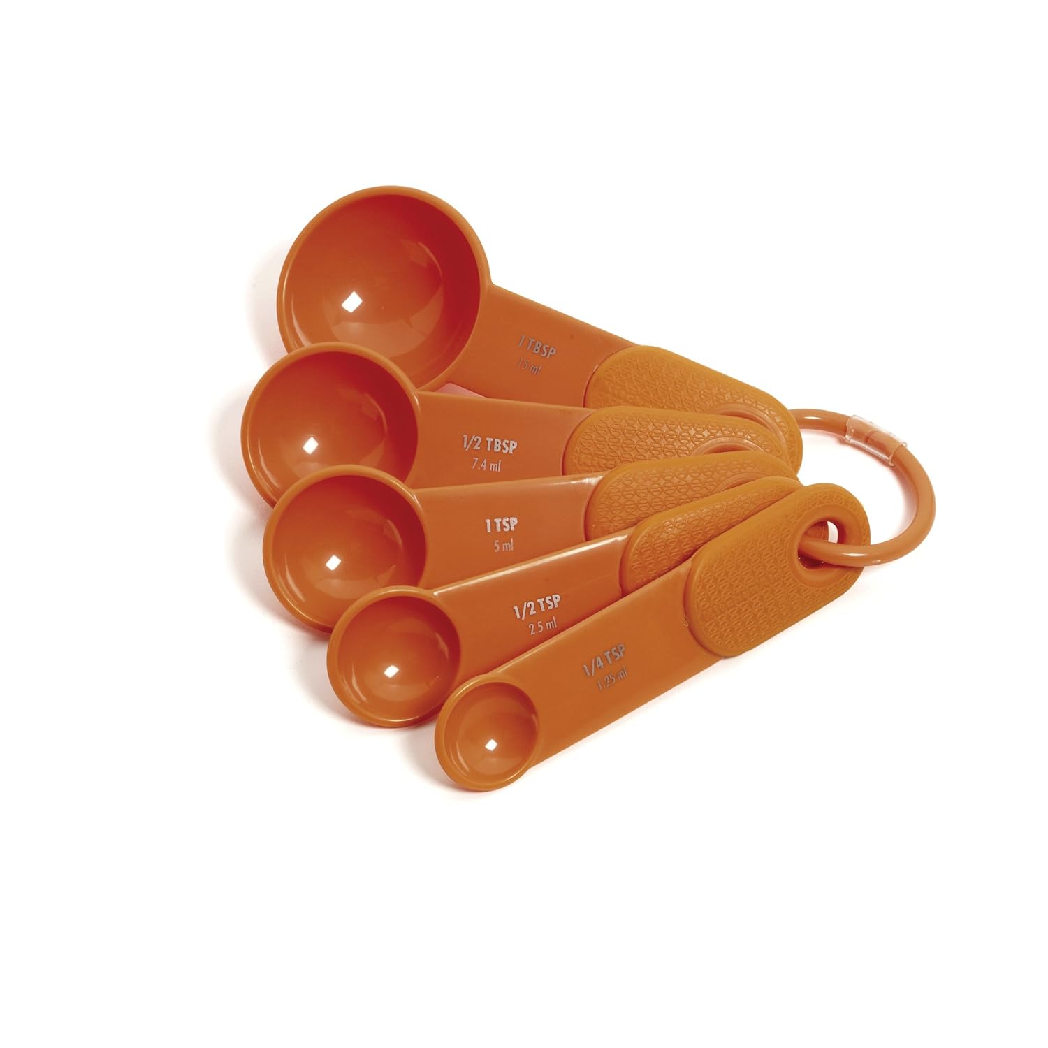 KitchenAid Classic Set of 5 Plastic Measuring Spoons, 7 Colors eBay