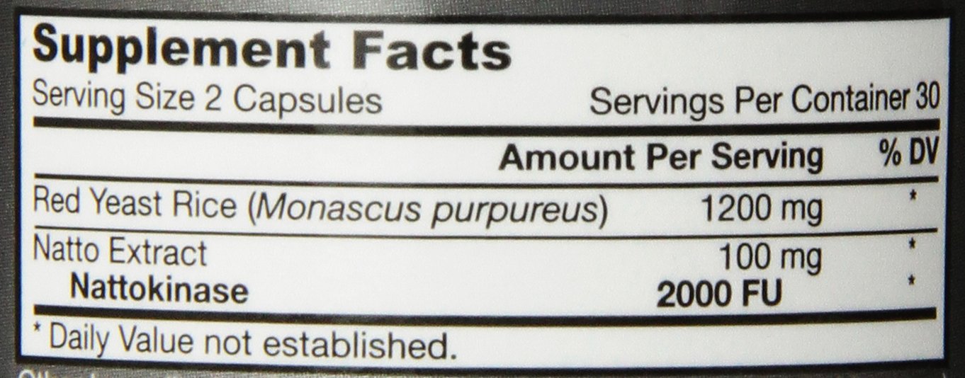 Amazon.com: Jarrow Formulas Red Yeast Rice Plus Nattokinase ... Amazon.com: Jarrow Formulas Red Yeast Rice Plus Nattokinase ...