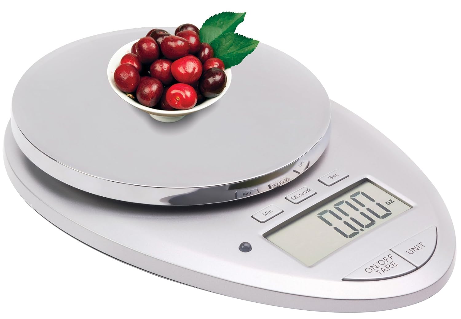 Ozeri Pro II Digital Kitchen Scale in Elegant Chrome, 1g to 12 lbs Capacity, with Countdown Kitchen Timer $19.95