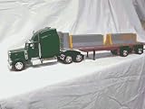 Peterbilt Model Truck with Flatbed Trailer