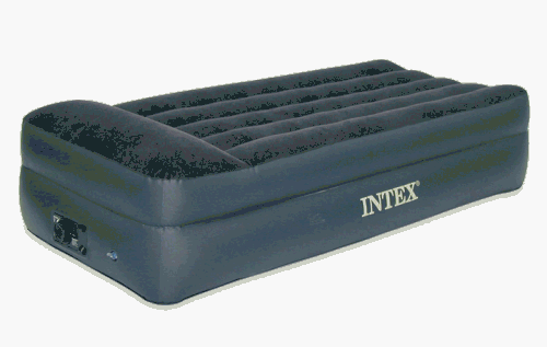 Raised Pillow Twin Size Inflatable Airbed