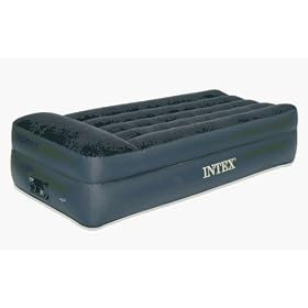 Portable Twin Size Inflatable Air Mattress by BOS