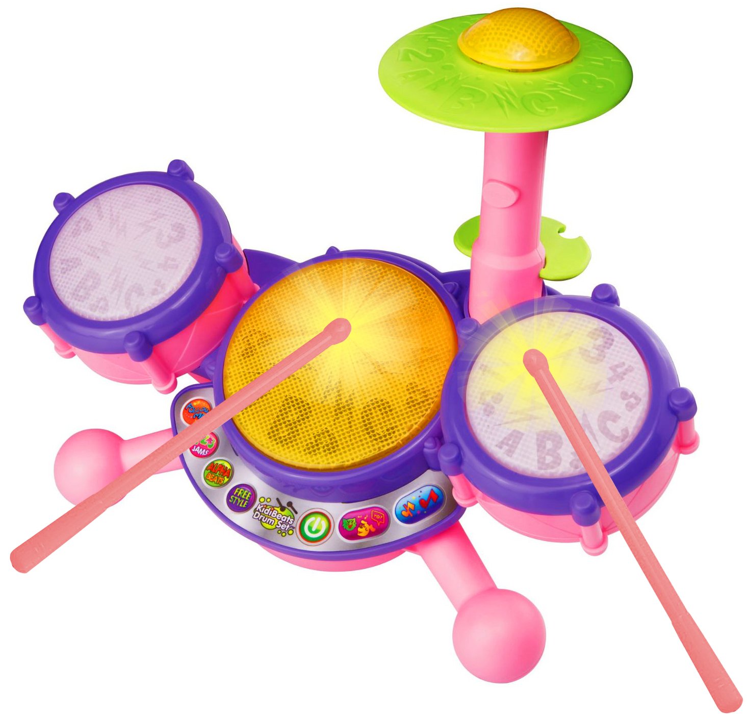 Vtech KidiBeats Pink Exclusive Drum Set Kids Music Girl Toys Toddlers