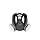 3M 69P71 Low-Maintenance Full Facepiece Organic Vapor, P95 Respirator Assembly, Large