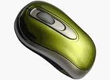 WM400 Illuminated USB Optical Wheel Mouse Green with Silver & Black Trim