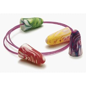 Moldex 6654 Hearing Protection, SparkPlugs Foam Earplugs, Corded, NRR 33dB [pack of 100]