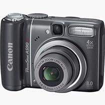 Canon PowerShot A590IS 8MP Digital Camera with 4x Optical Image Stabilized Zoom
