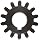 Martin Spur Gear, 14.5° Pressure Angle, High Carbon Steel, Inch, 20 Pitch