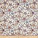 Fabri-Quilt Marblehead Valor Multi Star Beige Fabric by The Yard, Beige