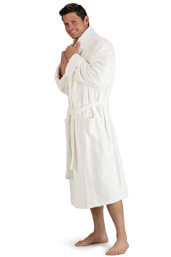 Fishers Finery Men's Bamboo Terry Robe at Amazon Men's Clothing ...