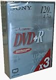 Electronics : Sony Dvd+r +R 4.7GB 3 PK