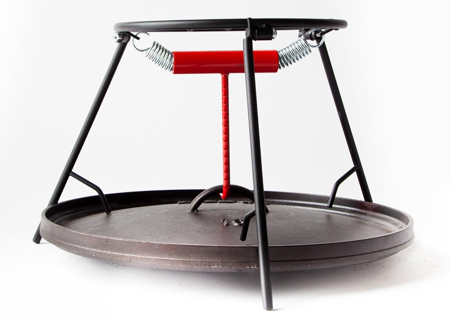 CampMaid Dutch Oven Lid and Pot Holder, Black/Red , New, Free Shipping