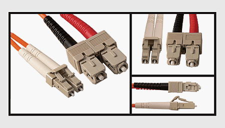 5 Meter LC-SC 50 125 Micron Multimode Duplex Fiber Optic Riser Cable