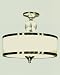 Z Lite 308SF-BN Cosmopolitan 3 Light Semi Flush Mount- Brushed Nickel