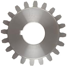 Boston Gear Spur Gear, 14.5 Pressure Angle, Steel, Inch, 6 Pitch