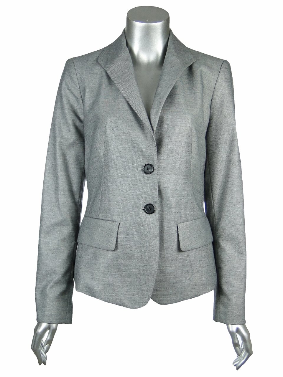 Jones New York Black/White 2 Button Blazer Jacket Misses (4) [Apparel]