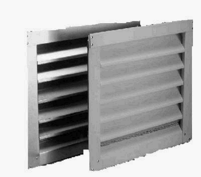 Air Vent Inc. 12X18 Wht Alu Louver 81214 Gable Louvers & Vents