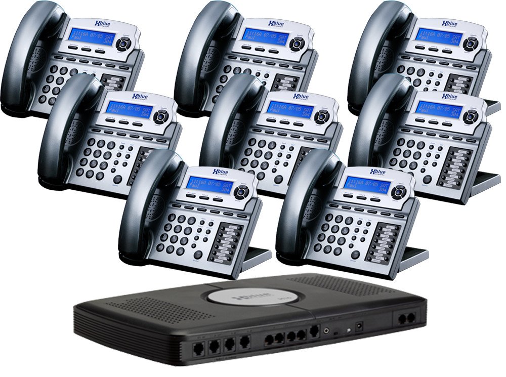Amazon.com : X16 Small Office Digital Phone System Bundle with 8 ...